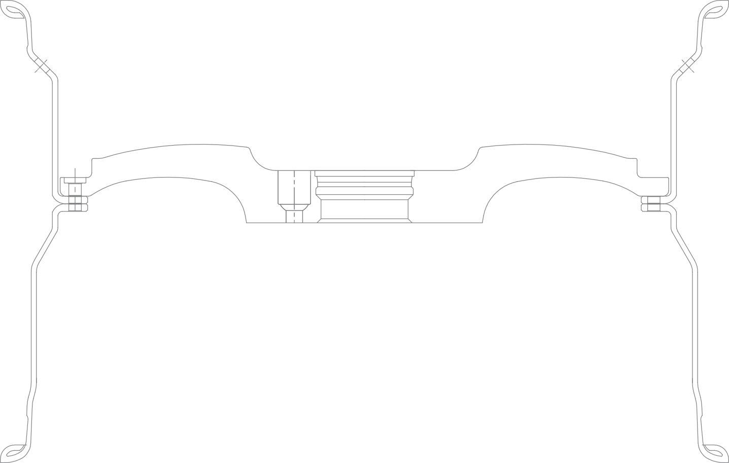 Niche Wheels - standard step lip Profile